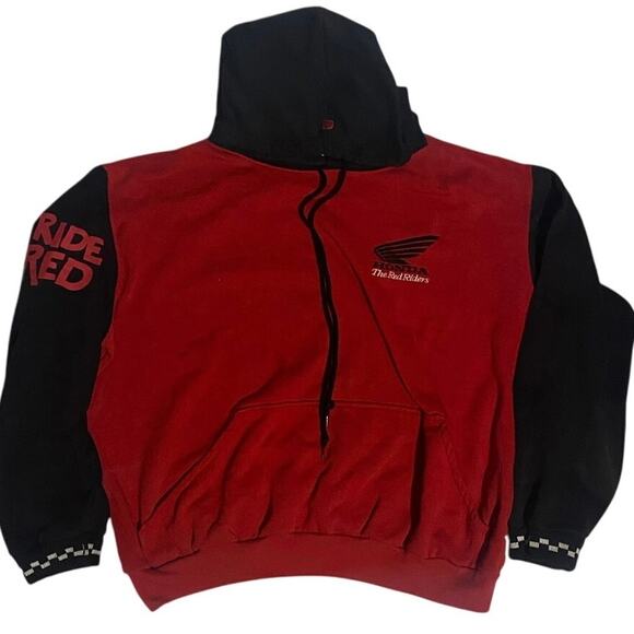 Vintage Honda Racing Red Riders Hoodie - Picture 1 of 7